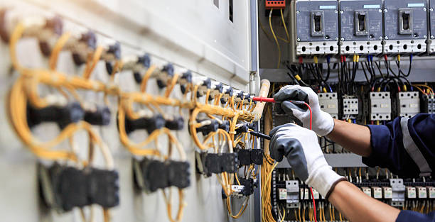Professional Electrician technician working in Cornish, ME